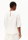 Bluse Poplin BALLOON SLEEVE BLOUSE white | ARMEDANGELS