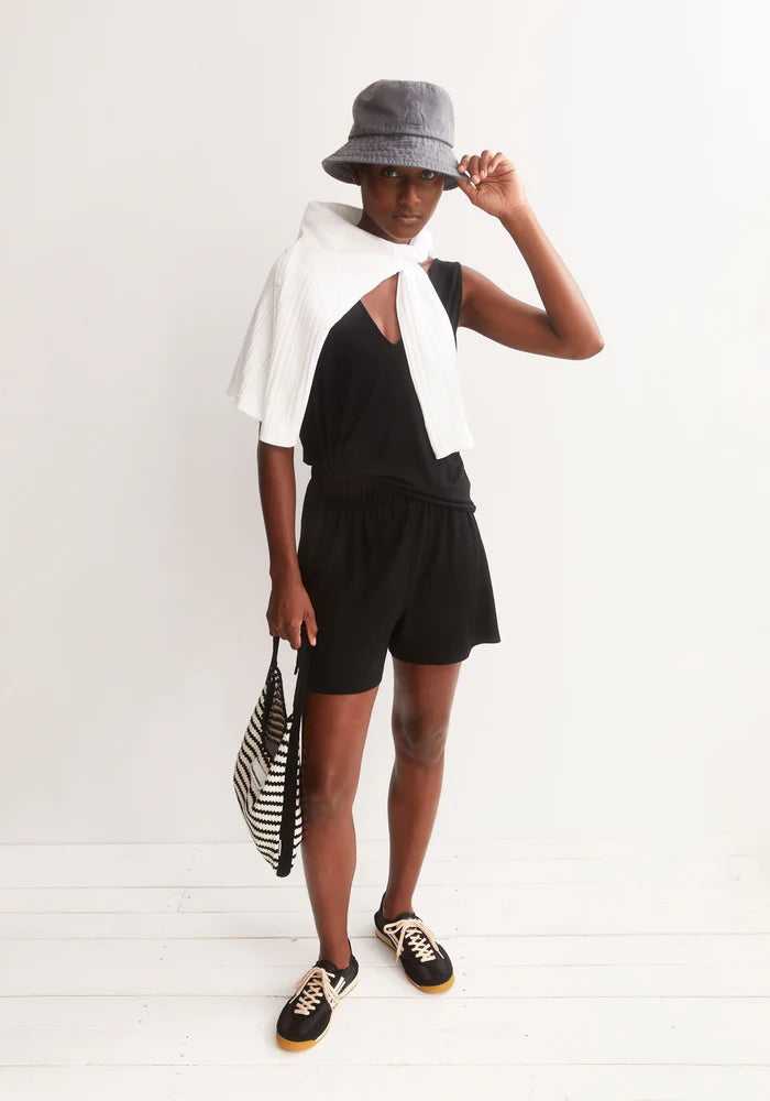 Shorts RELAXED JERSEY SHORTS  black | ARMEDANGELS