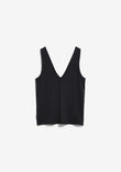 V-NECK JERSEY TOP  black | ARMEDANGELS