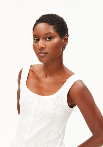 POINTELLE Top white | ARMEDANGELS