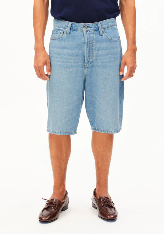 Shorts BAGGY HEMP BLEND DENIM SHORT atlas | ARMEDANGELS