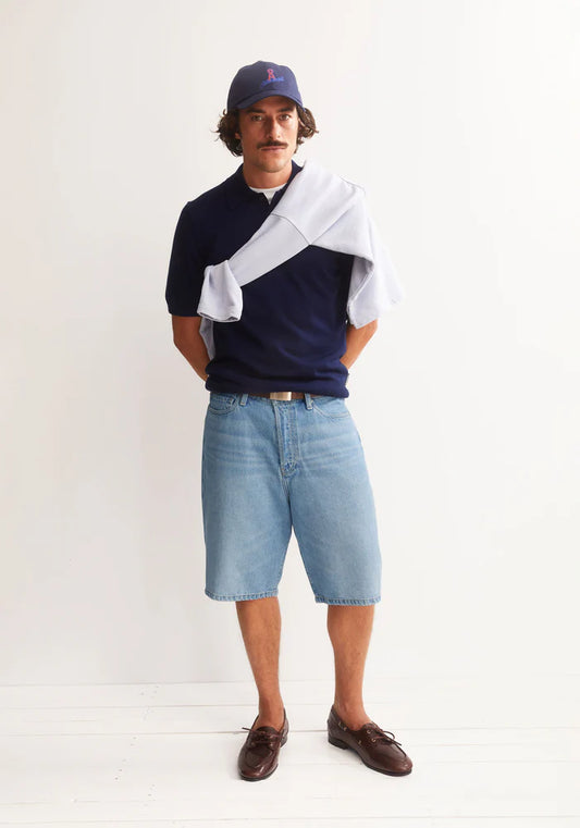 Shorts BAGGY HEMP BLEND DENIM SHORT atlas | ARMEDANGELS