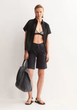 Shorts THALINAA DENIM SHORT ebony black | ARMEDANGELS