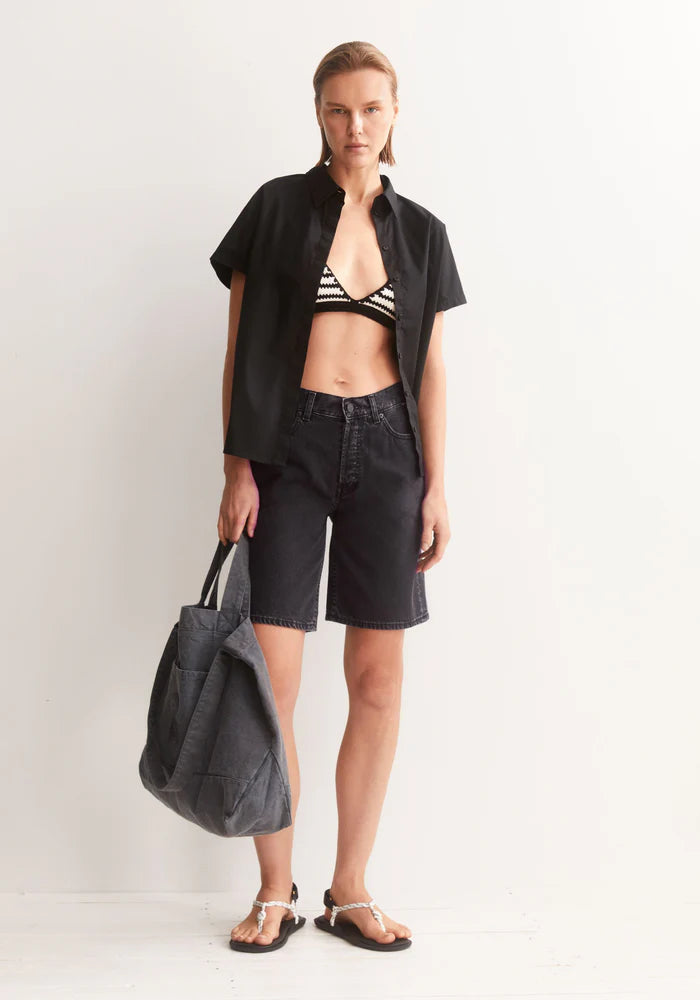 Shorts THALINAA DENIM SHORT ebony black | ARMEDANGELS