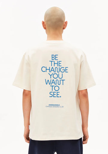 T-Shirt MAARKOS CHANGES pure | ARMEDANGELS