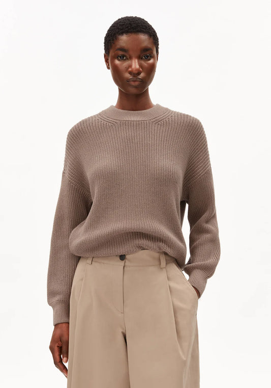 Strick Pullover VANISÉ KNIT SWEATER cinnamon | ARMEDANGELS