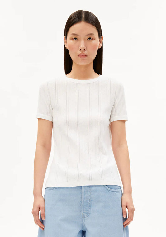 POINTELLE T-SHIRT white | ARMEDANGELS