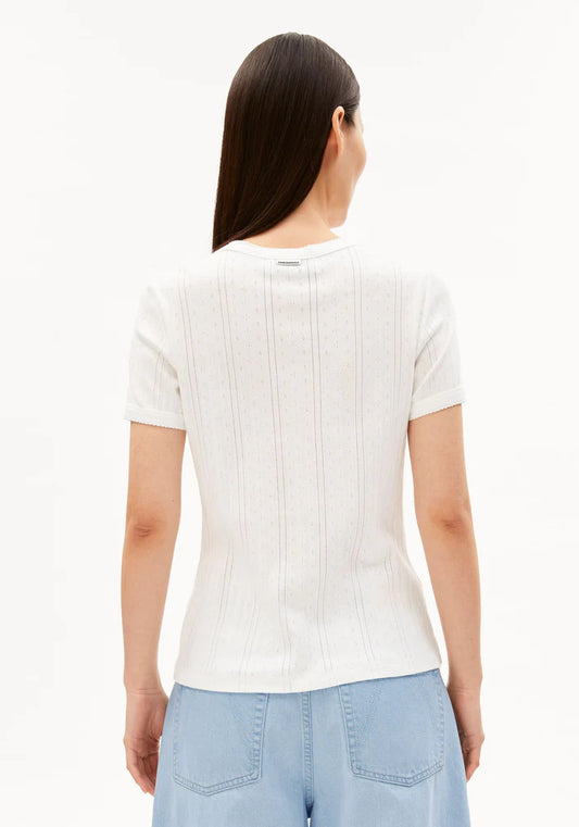 POINTELLE T-SHIRT white | ARMEDANGELS