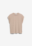 SLUB JERSEY STRIPE T-SHIRT oatmilk-cinnamon dust | ARMEDANGELS