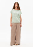 T-Shirt SLUB JERSEY STRIPE oatmilk-foam | ARMEDANGELS