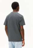 T-Shirt MAARKOS MID WEIGHT space steel | ARMEDANGELS