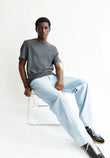 T-Shirt MAARKOS MID WEIGHT space steel | ARMEDANGELS