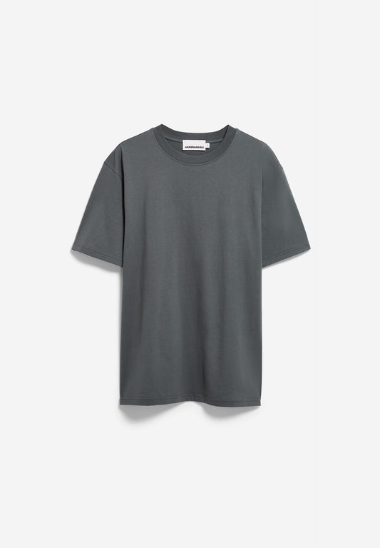 T-Shirt MAARKOS MID WEIGHT space steel | ARMEDANGELS