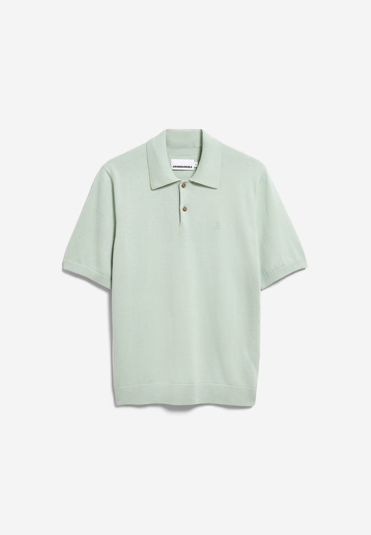 Poloshirt SHORTSLEEVE KNIT foam | ARMEDANGELS
