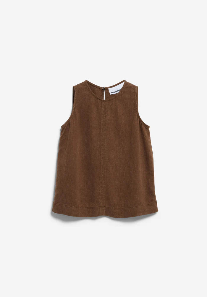 PIÑAYARN® BLEND GMT DYE TOP dried palm | ARMEDANGELS