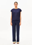 T-Shirt SLUB JERSEY tinted navy | ARMEDANGELS