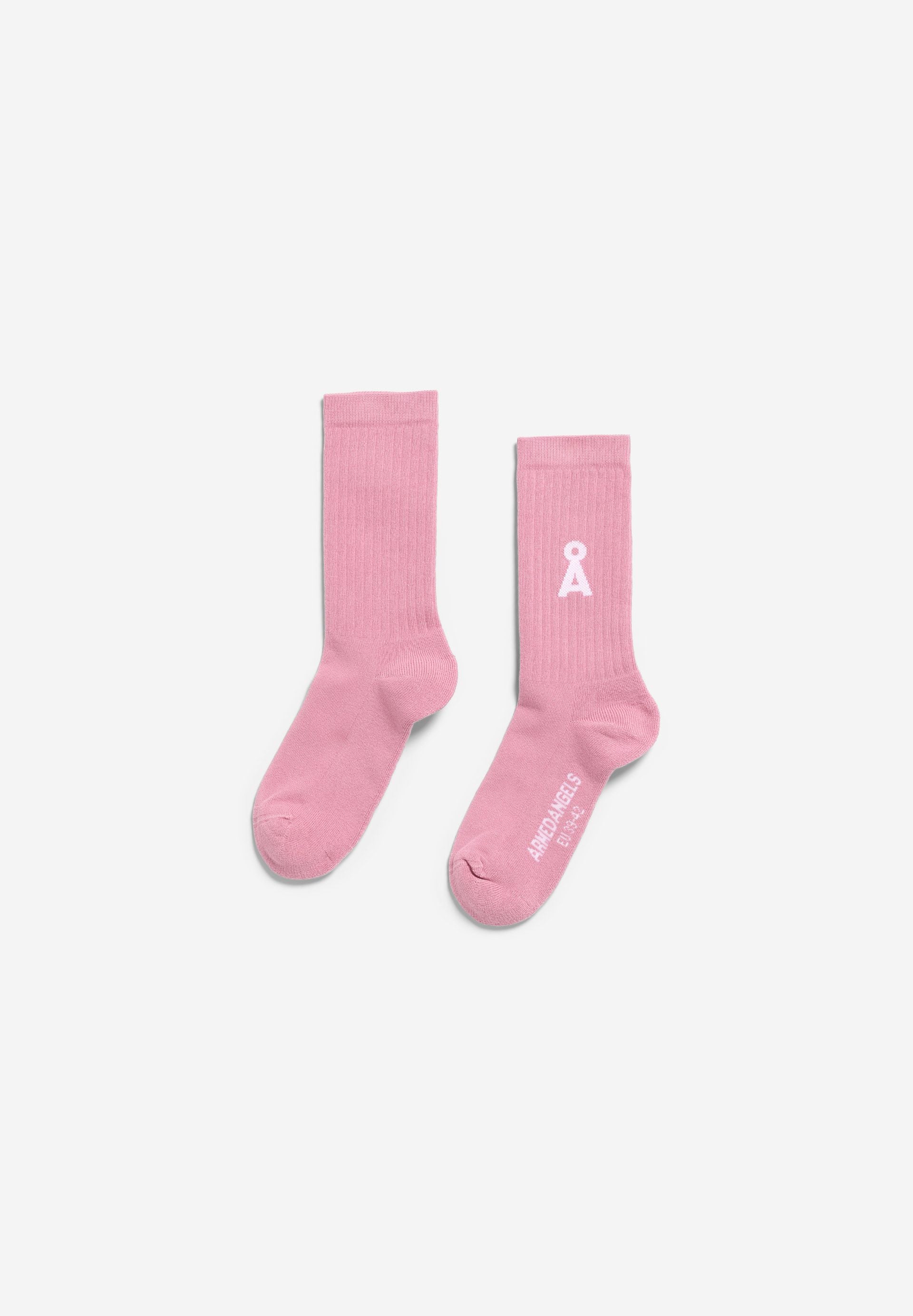 SAAMUS BOLD SOCKS washed berry | ARMEDANGELS