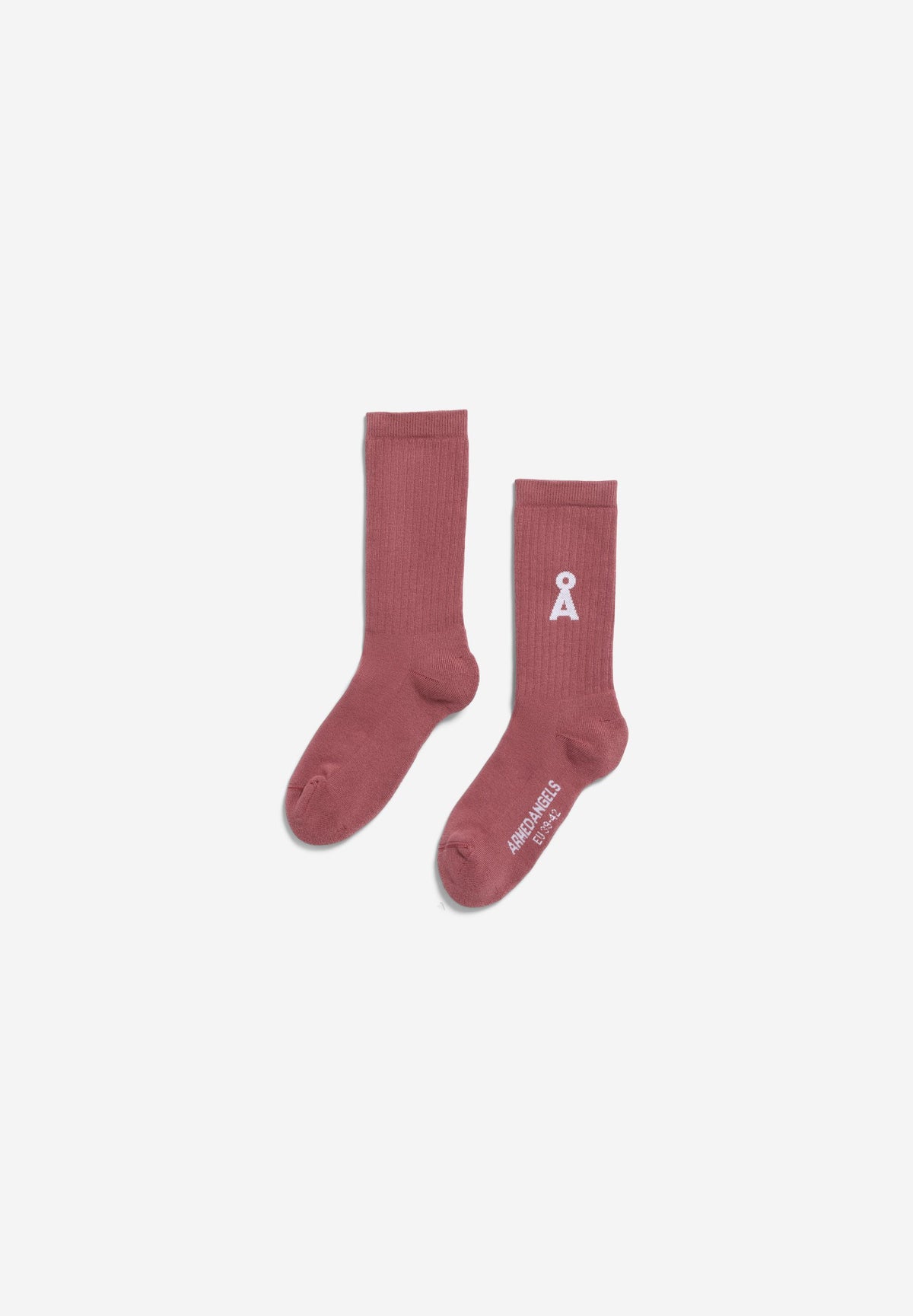 SAAMUS BOLD SOCKS W velvet ember | ARMEDANGELS