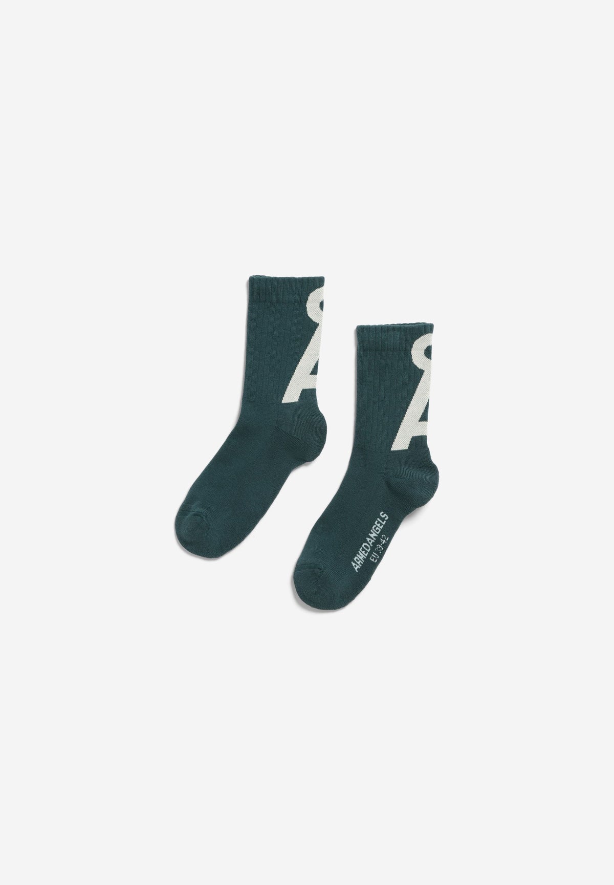 SAAMUS SHORT SOCKS W midnight reef-oatmilk | ARMEDANGELS