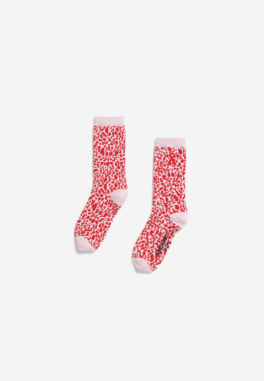 LEOPARD SOCKS pink mist | ARMEDANGELS