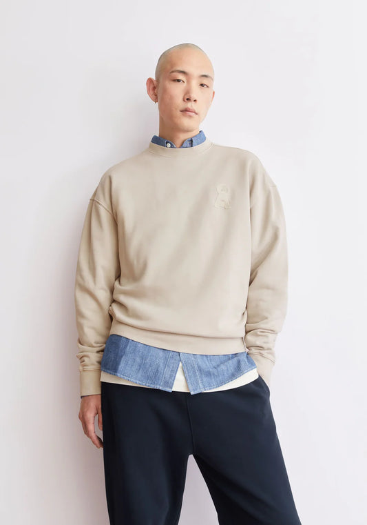 Sweatshirt ICONIC A GMT DYE sand stone washed  | ARMEDANGELS