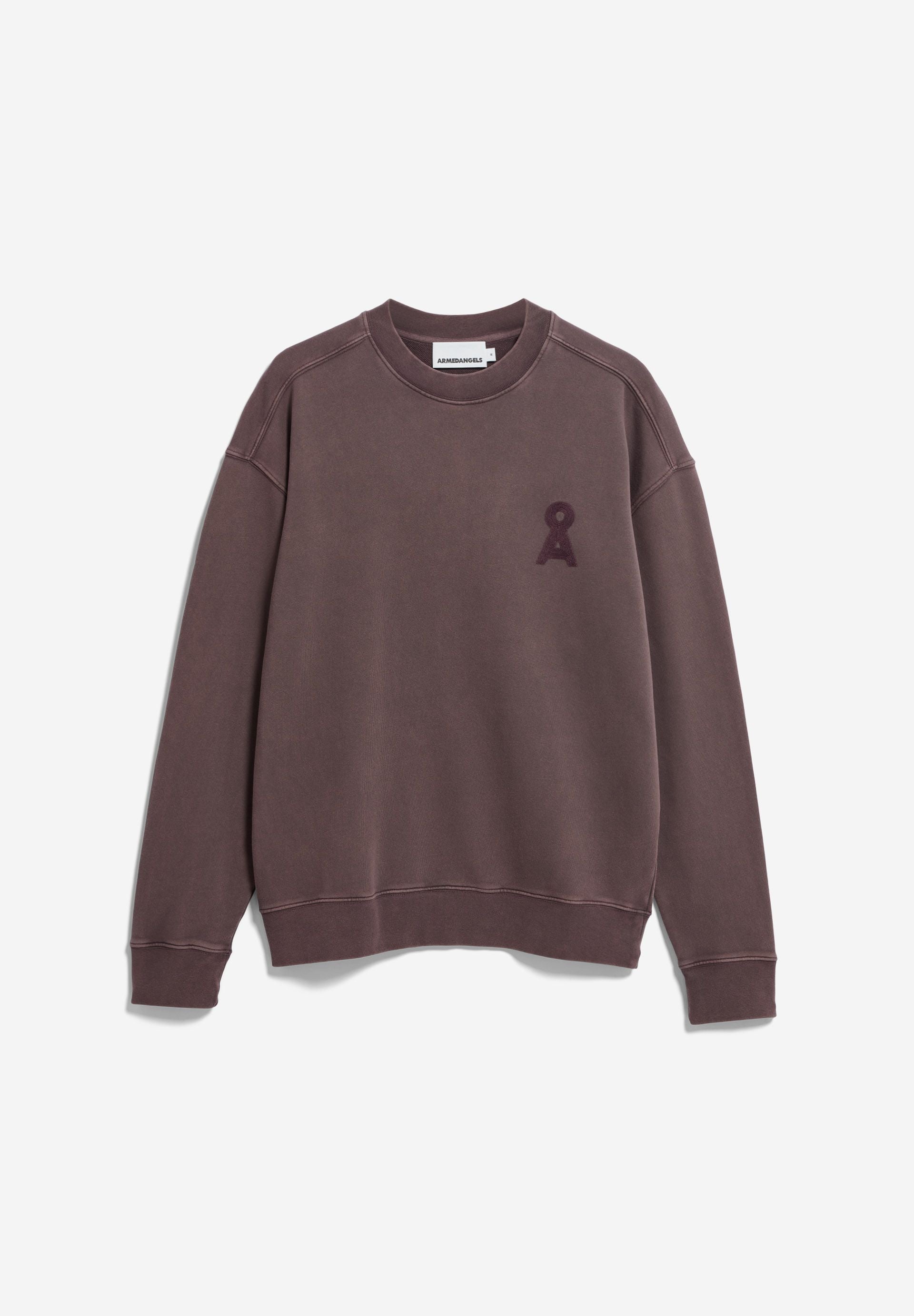 ICONIC Å GMT DYE SWEATSHIRT claystone washed | ARMEDANGELS