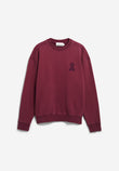 ICONIC Å GMT DYE SWEATSHIRT velvet red washed | ARMEDANGELS