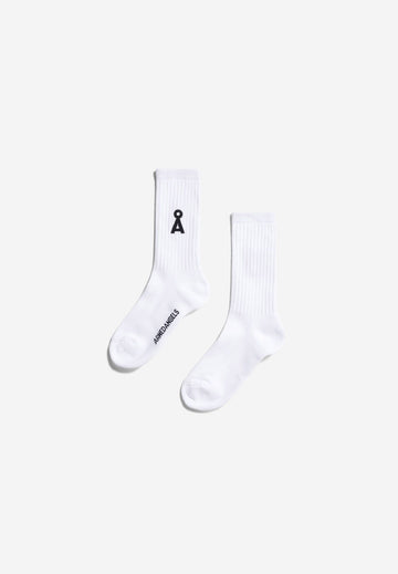 SAAMUS BOLD SOCKS white | ARMEDANGELS