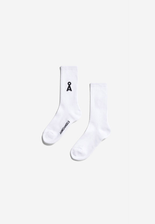 SAAMUS BOLD SOCKS white | ARMEDANGELS