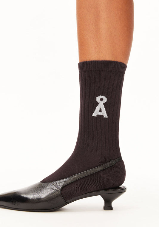 SAAMUS BOLD SOCKS claystone | ARMEDANGELS