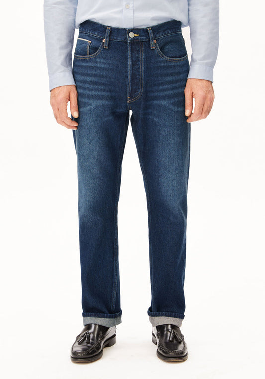 MAADOX SELVEDGE STRAIGHT JEANS midnight air | ARMEDANGELS