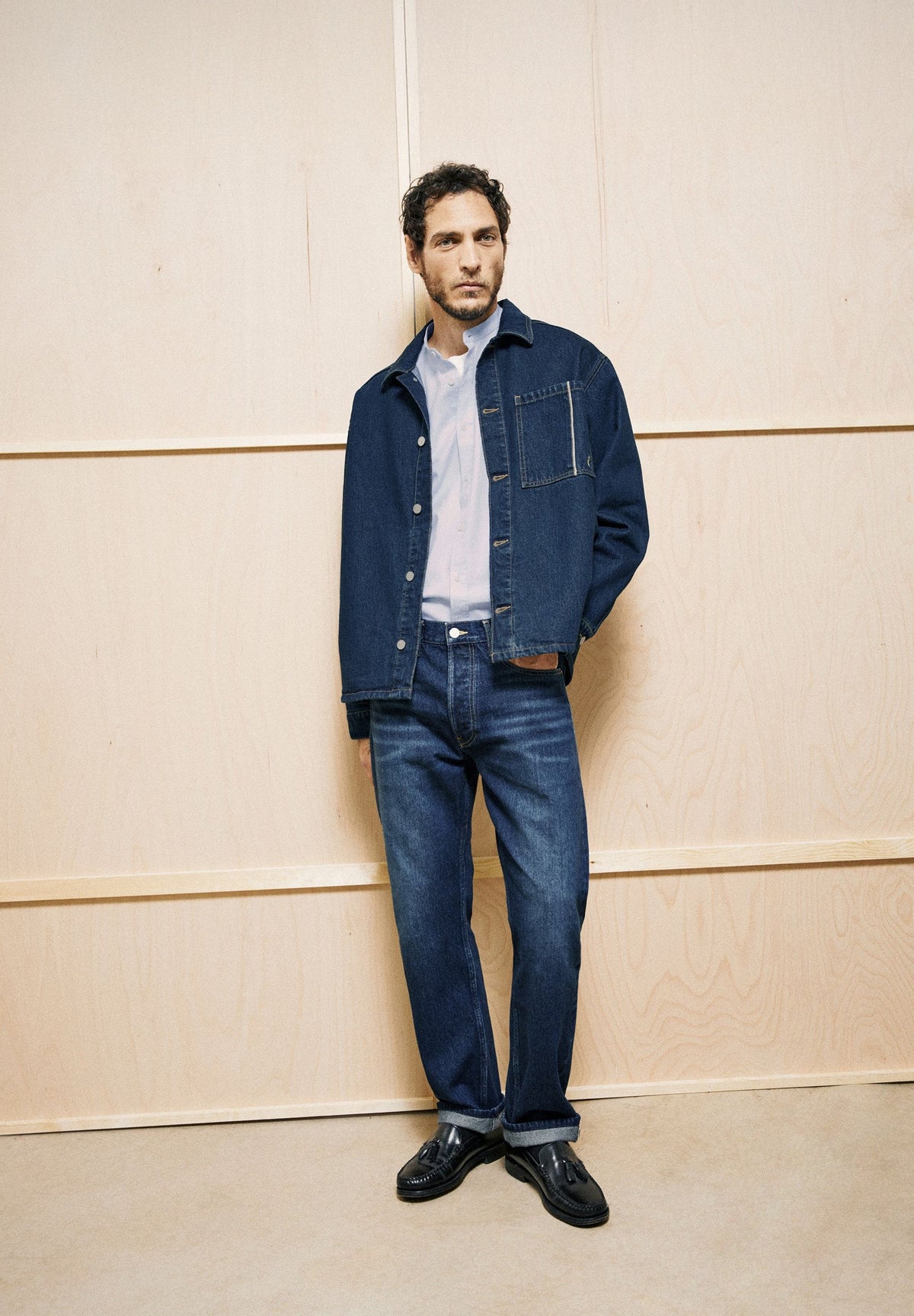 MAADOX SELVEDGE STRAIGHT JEANS midnight air | ARMEDANGELS