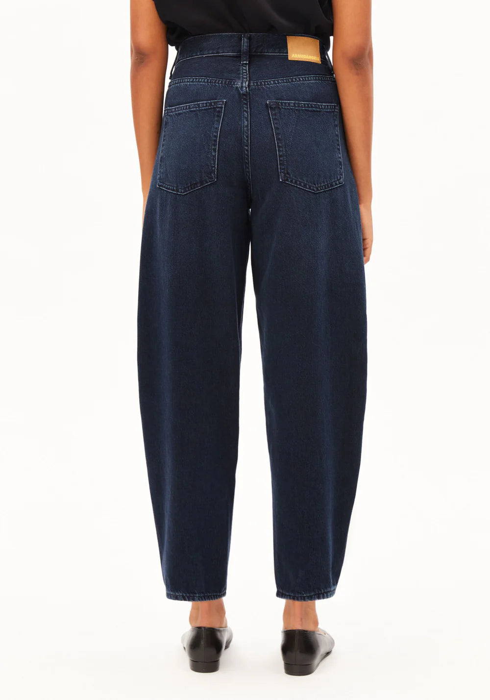 BAARLY HIGH WAIST BARREL JEANS fluid ink | ARMEDANGELS