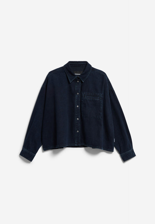 NALAANI DENIM BLOUSE rinse | ARMEDANGELS
