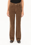ENIJAA CORDUROY PANT amberwood | ARMEDANGELS