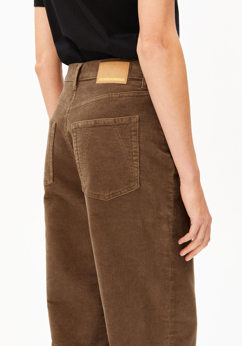 ENIJAA CORDUROY PANT amberwood | ARMEDANGELS