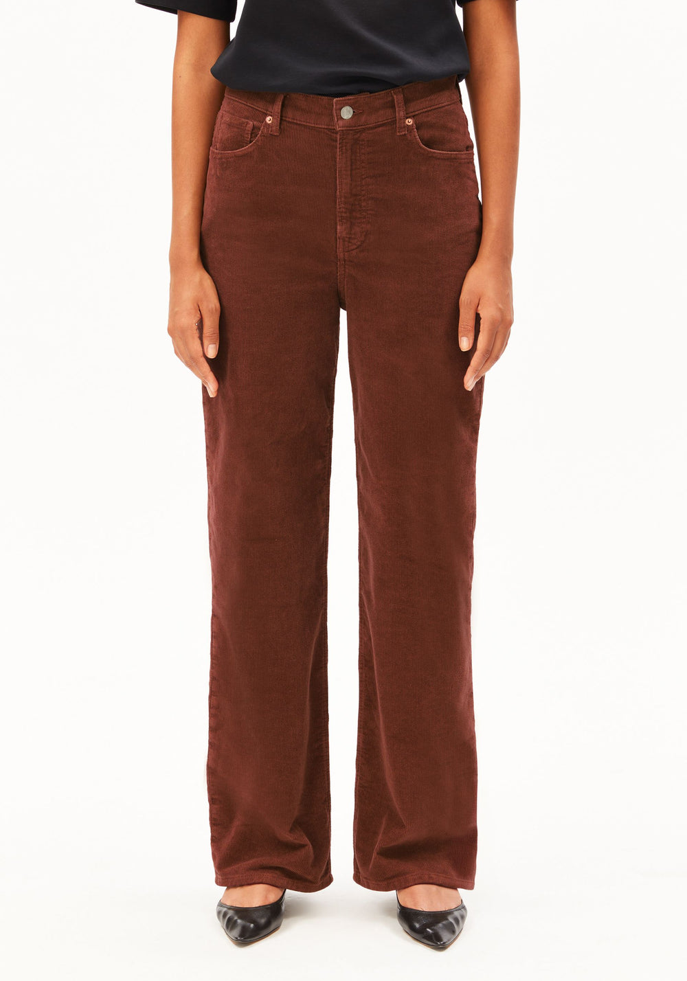 ENIJAA CORDUROY PANT rustwood | ARMEDANGELS