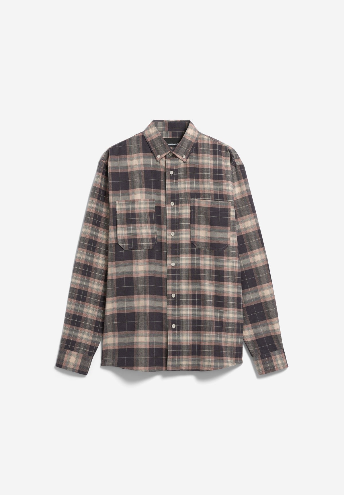 PATCHWORK LONGSLEEVE SHIRT pure | ARMEDANGELS