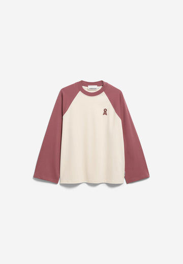 ICONIC Å RAGLAN LONGSLEEVE undyed-velvet ember | ARMEDANGELS