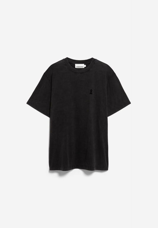 ICONIC Å MAARKOS GD T-SHIRT black washed | ARMEDANGELS