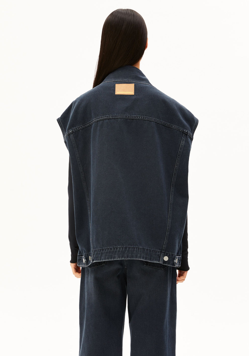 OVERSIZED DENIM VEST loire | ARMEDANGELS