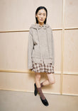 MOHAIR BLEND KNIT HOODY honey melange | ARMEDANGELS