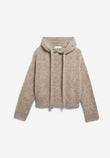 MOHAIR BLEND KNIT HOODY honey melange | ARMEDANGELS