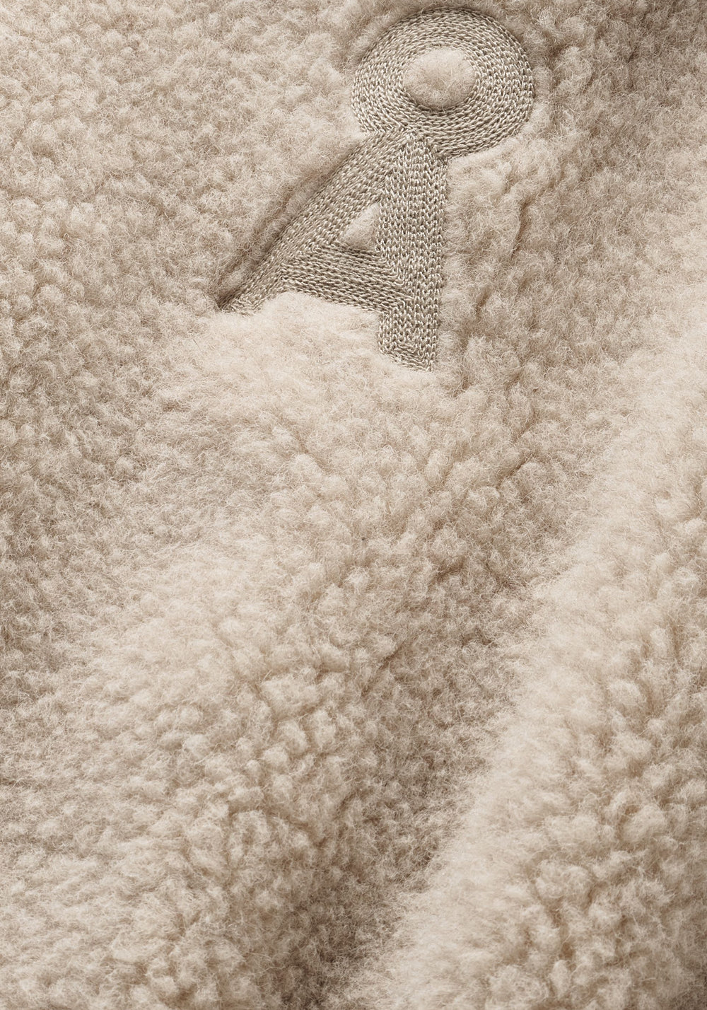 WOOL BLEND FLEECE JACKET honey melange | ARMEDANGELS