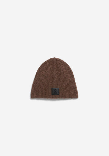 ICONIC Å BOUCLÉ KNIT HAT W claystone | ARMEDANGELS