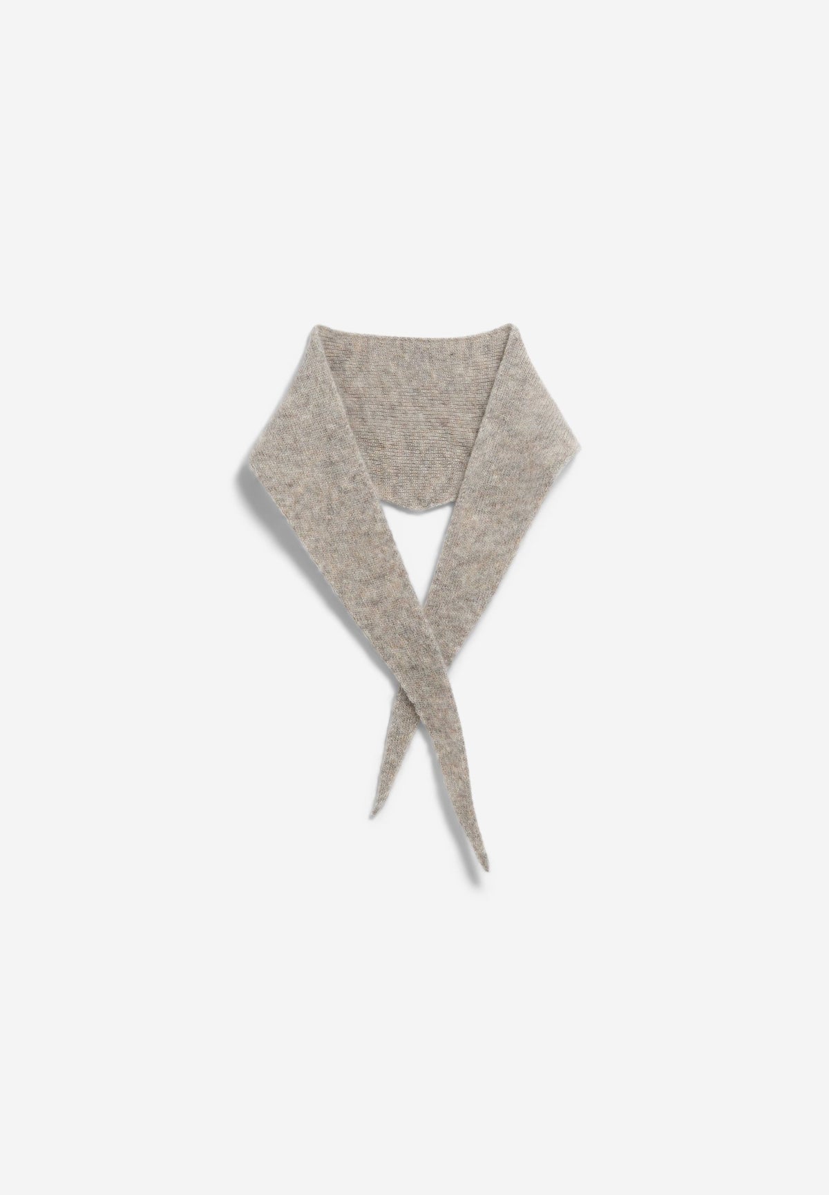 SMALL MOHAIR BLEND SCARF W honey melange | ARMEDANGELS