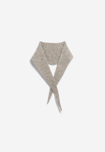 SMALL MOHAIR BLEND SCARF W honey melange | ARMEDANGELS