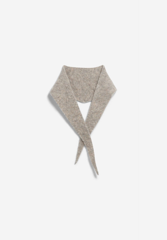 SMALL MOHAIR BLEND SCARF W honey melange | ARMEDANGELS