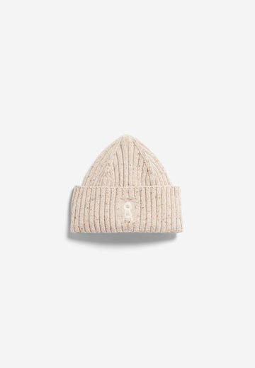 TWEED KNIT HAT W sandstone tweed | ARMEDANGELS