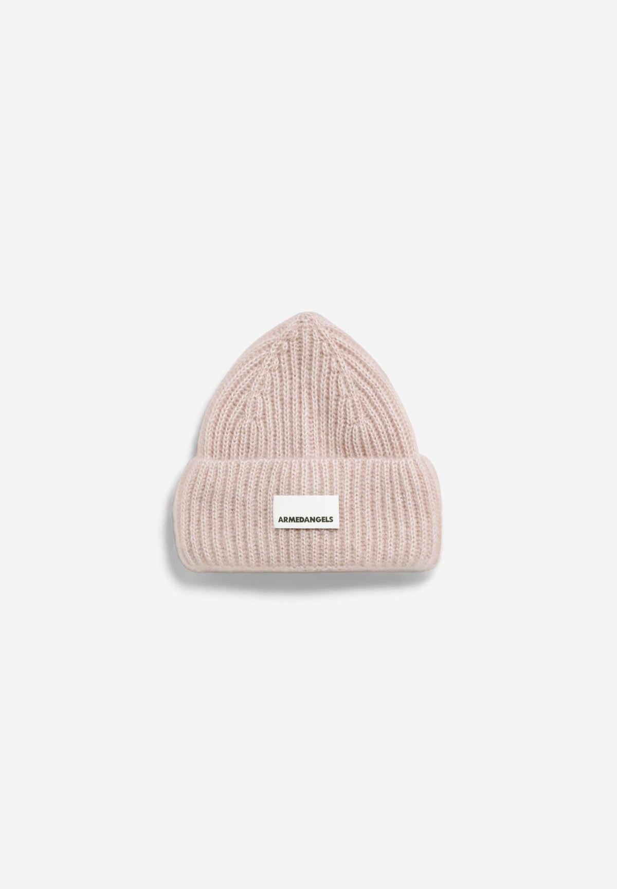 MOHAIR BLEND KNIT HAT W honey melange | ARMEDANGELS